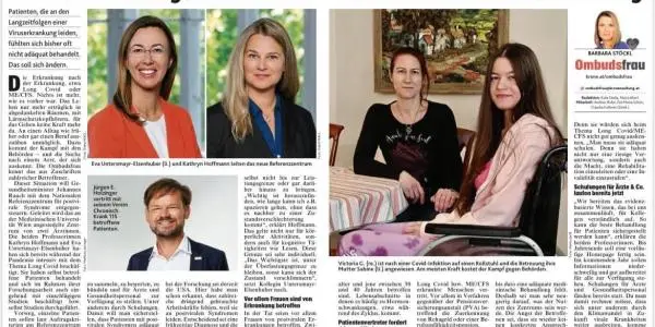 Krone – Interview unseres Obmanns zu ME/CFS