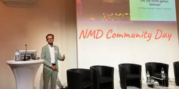 Unser Obmann am NMD Community Day