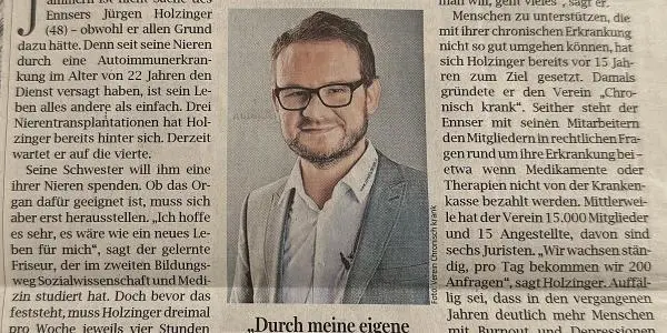 Rastloser Kämpfer für chronisch Kranke