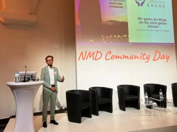 Unser Obmann am NMD Community Day